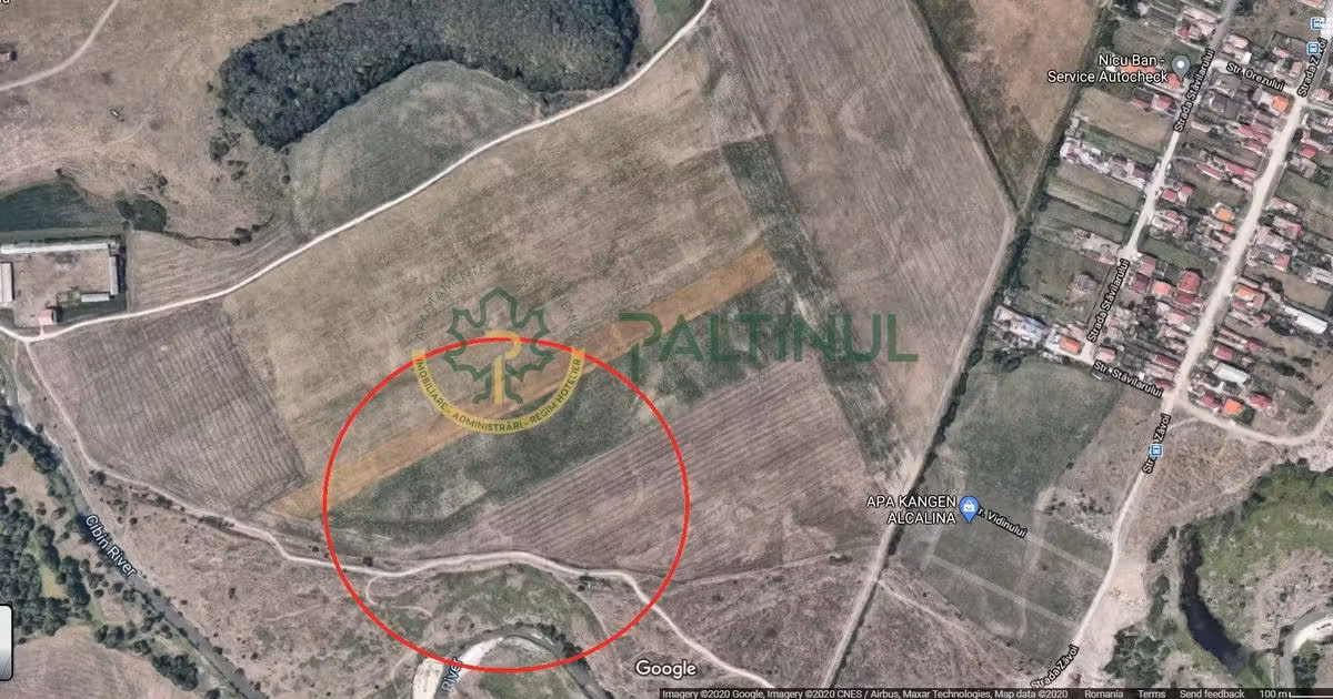 Teren agricol intravilan de vânzare de 3900 mp, în zona Turnișor, Sibiu