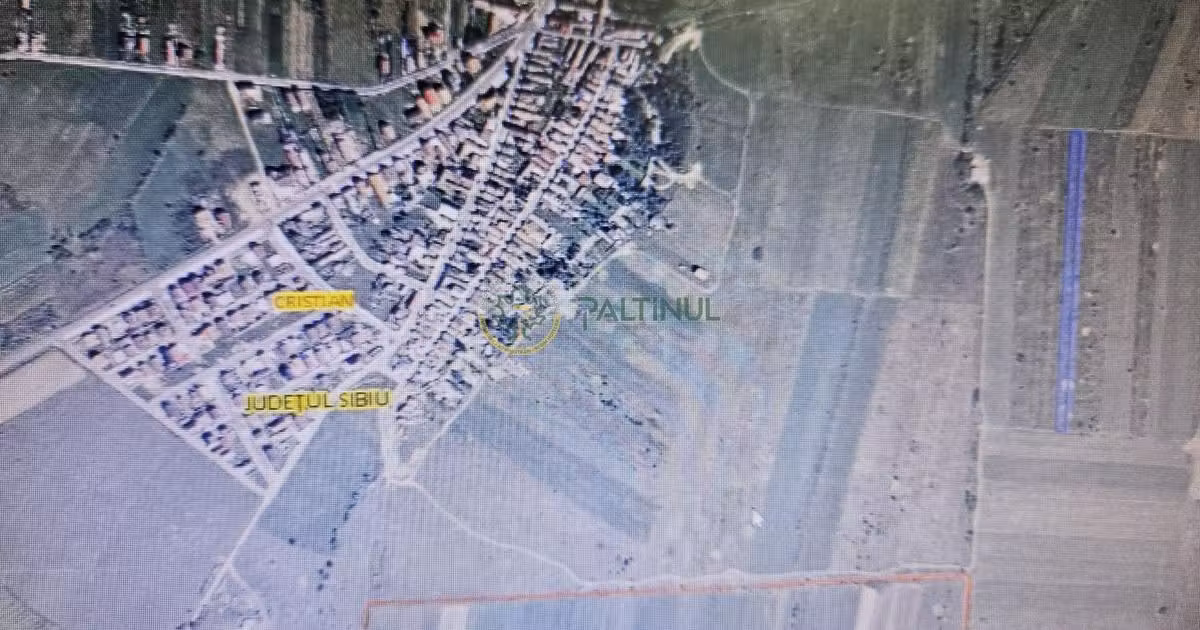 Teren agricol extravilan de vânzare de 4100 mp, în Cristian