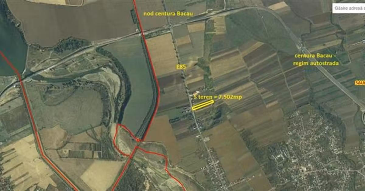 Teren Construcții intravilan de vânzare de 7502 mp, în zona Exterior Nord, Bacău