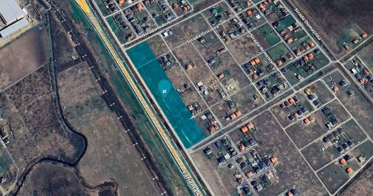 Teren Construcții intravilan de vânzare de 508 mp, în Moșnița Nouă