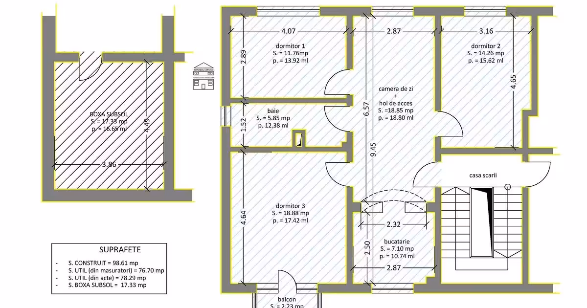 Apartament de vânzare cu 4 camere în zona Rogerius, Oradea