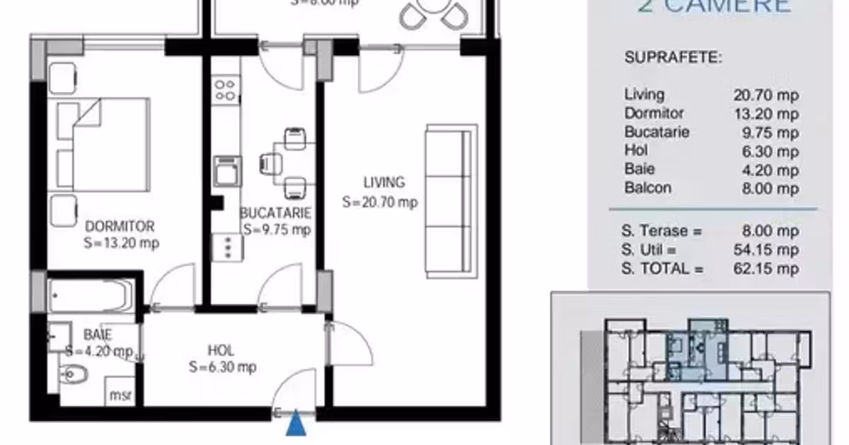 Apartament de vânzare cu 2 camere în zona Theodor Pallady, Sector 3