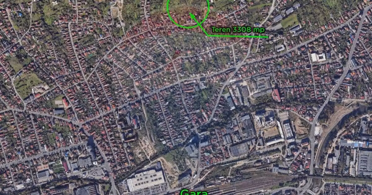 Teren Construcții intravilan de vânzare de 3308 mp, în zona Dâmbul Rotund, Cluj-Napoca