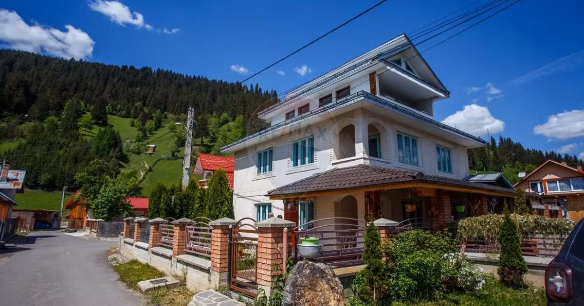 Casă individuală de vânzare cu 6 camere, mobilată în Borca
