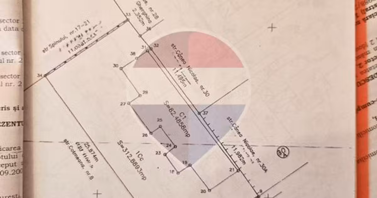 Teren Construcții intravilan de vânzare de 313 mp, în zona Colentina, Sector 2