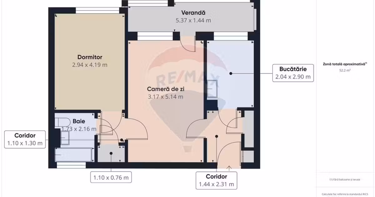 Apartament de vânzare cu 2 camere, mobilat în zona Berceni, Sector 4