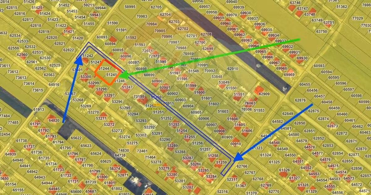 Teren Construcții intravilan de vânzare de 912 mp, în Berceni