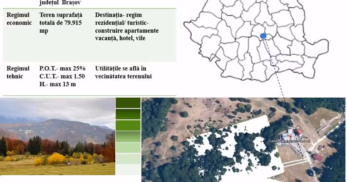 Teren Construcții intravilan de vânzare de 80000 mp, în Predeal