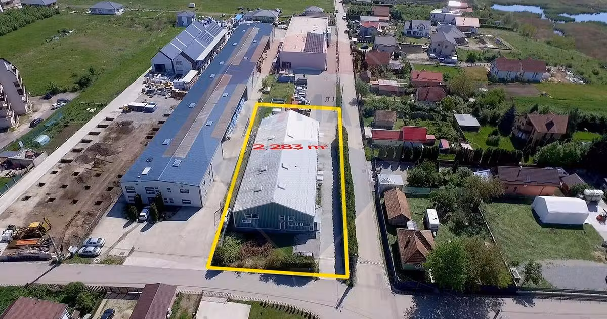 Spațiu industrial de vânzare de 731.39 mp, în Jucu de Mijloc