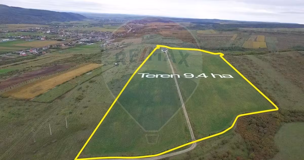 Teren agricol extravilan de vânzare de 94218 mp, în Livada (Iclod)