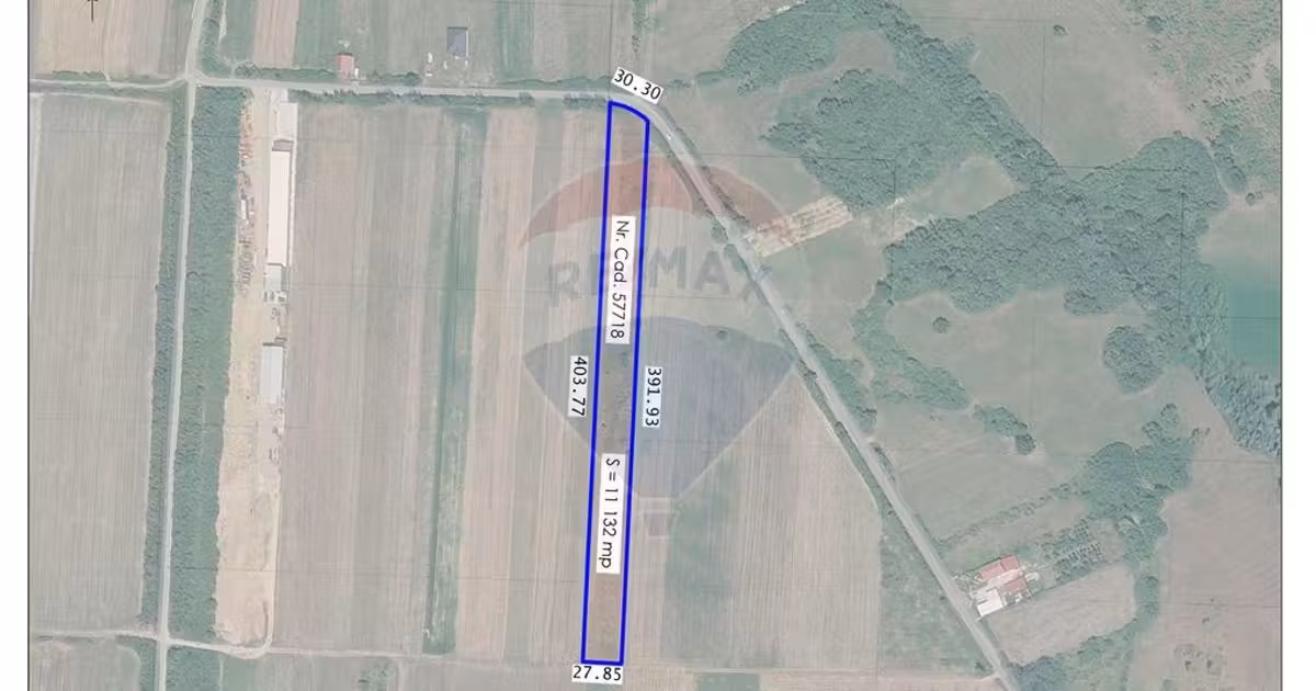 Teren agricol extravilan de vânzare de 11132 mp, în Săcădat