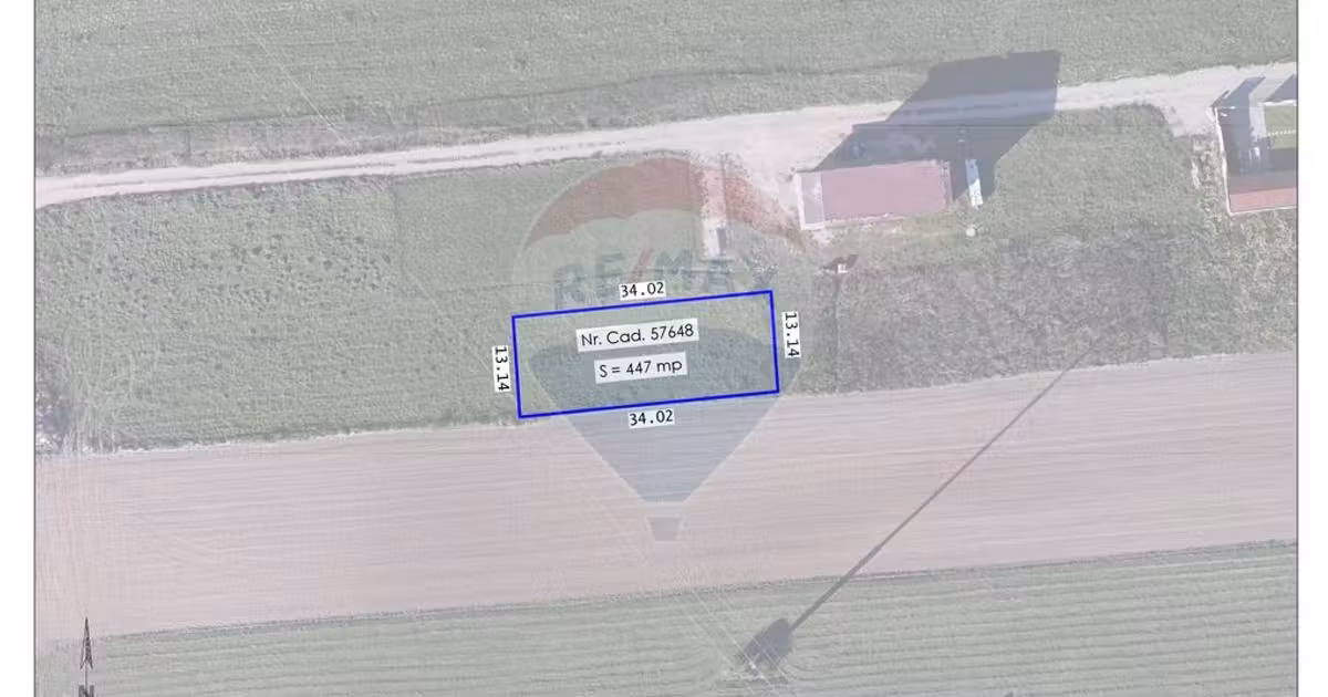 Teren Construcții intravilan de vânzare de 447 mp, în Sânmartin