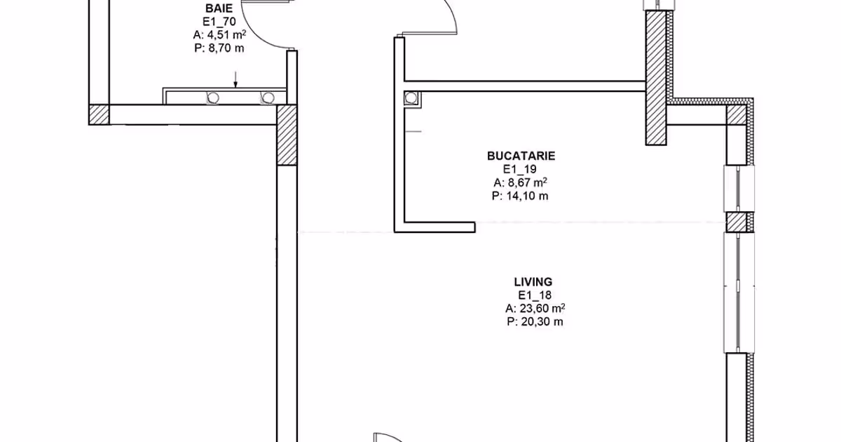 Apartament de vânzare cu 2 camere în zona Pipera, Sector 1