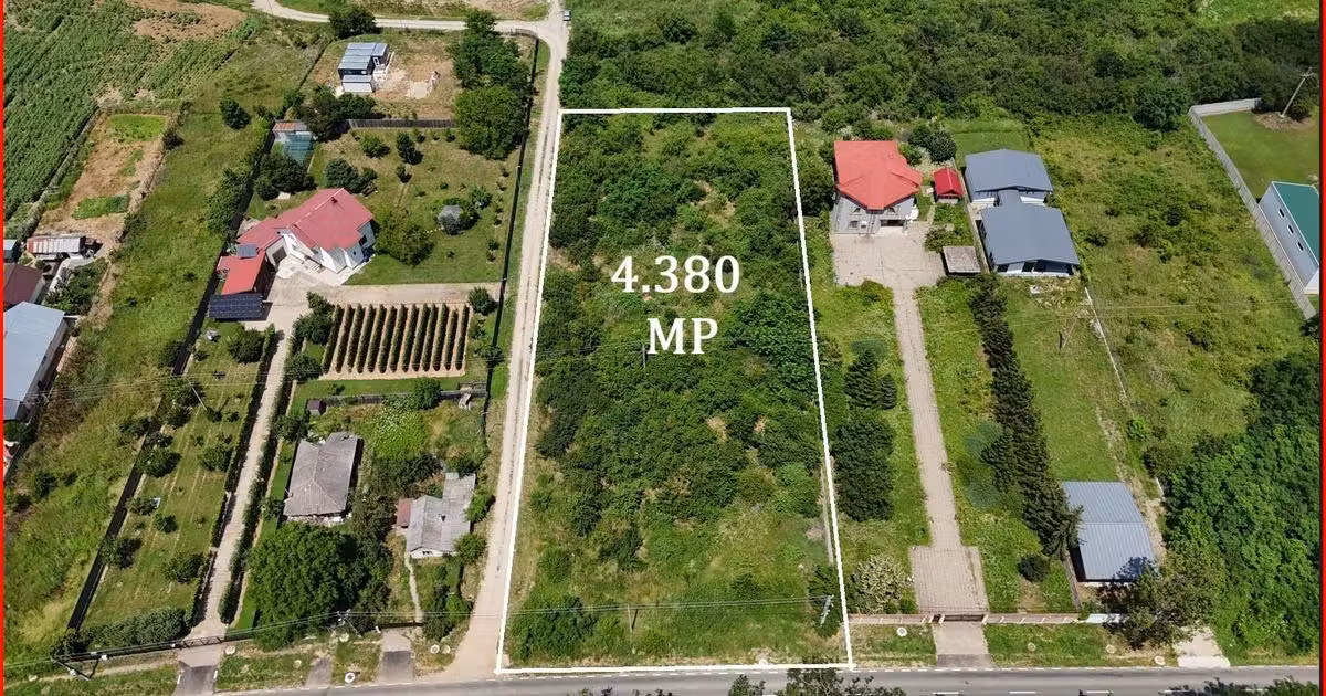 Teren Construcții intravilan de vânzare de 4380 mp, în zona Hipodrom, Ploiești