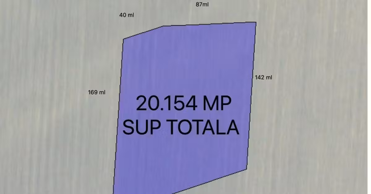 Teren intravilan de vânzare de 20154 mp, în 1 Decembrie