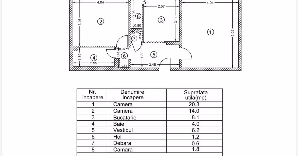 Apartament de vânzare cu 2 camere, mobilat în zona Nerva Traian, Sector 3