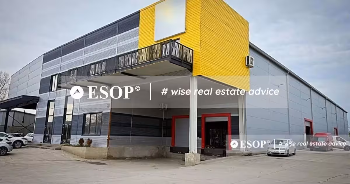 Spațiu industrial de vânzare 2450 mp în Mogoșoaia