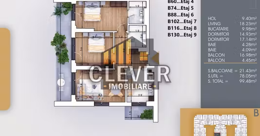 Apartament Titan