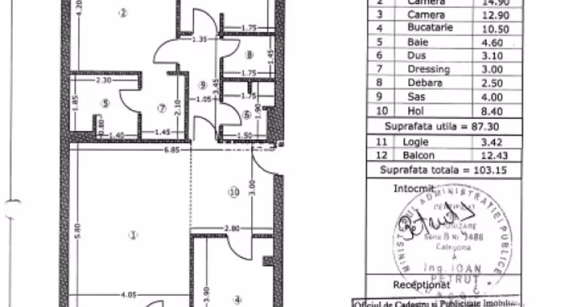 Apartament de vânzare cu 3 camere, mobilat în zona Floreasca, Sector 1