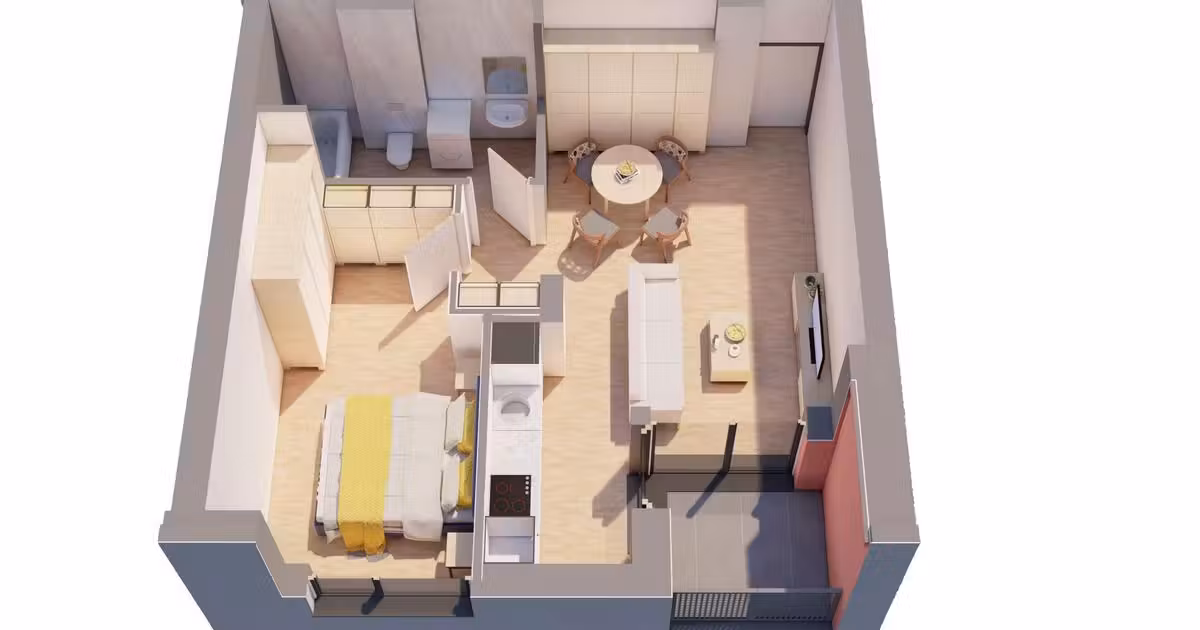 Apartament de vânzare cu 2 camere, mobilat în zona UTA, Arad
