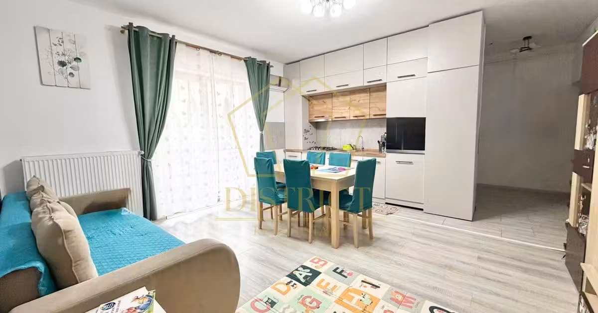 Apartament de vânzare cu 2 camere, mobilat în Giroc