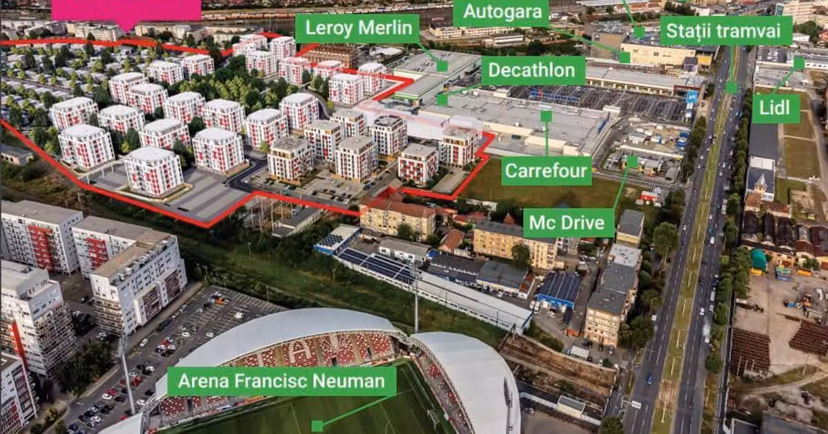 Teren Construcții intravilan de vânzare de 302 mp, în zona Aurel Vlaicu, Arad