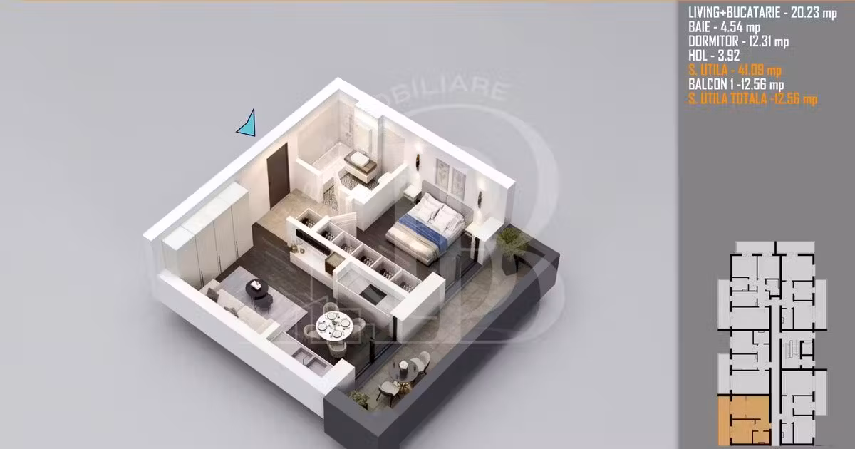 Apartament de vânzare cu 2 camere în zona Theodor Pallady, Sector 3