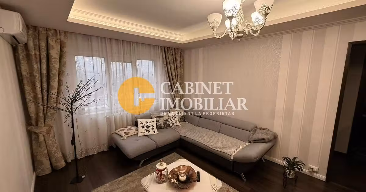 Apartament de vânzare cu 3 camere, mobilat în zona Alexandru cel Bun, Iași