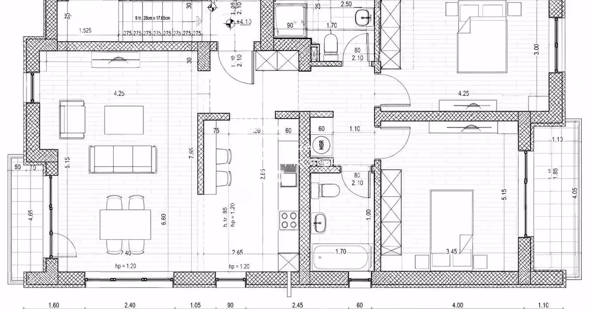Apartament de vânzare cu 3 camere, mobilat în Șelimbăr