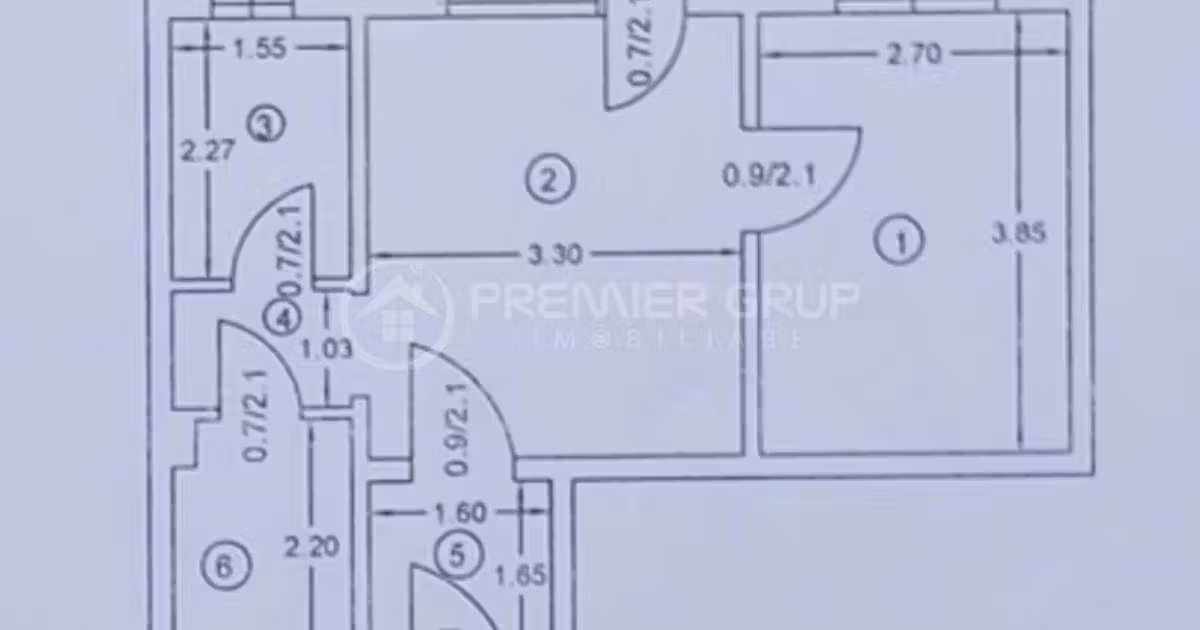 Apartament de vânzare cu 2 camere în zona Podu Roș, Iași