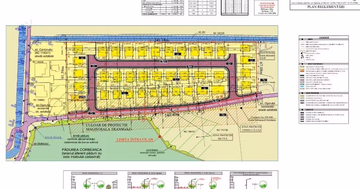 Teren Construcții intravilan de vânzare de 20000 mp, în Corbeanca