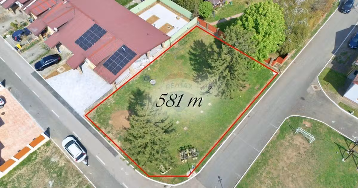 Teren Construcții intravilan de vânzare de 581 mp, în zona Cartierul Verde, Arad