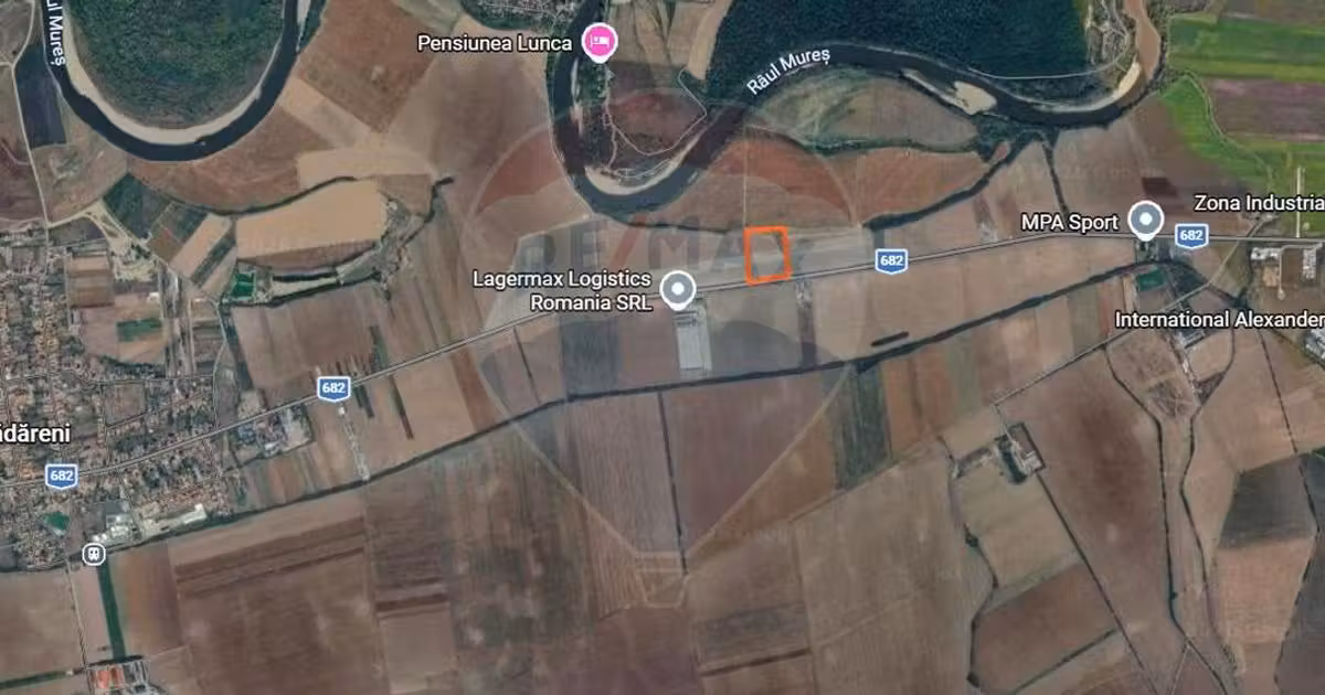 Teren agricol extravilan de vânzare de 32600 mp, în zona Sud, Arad