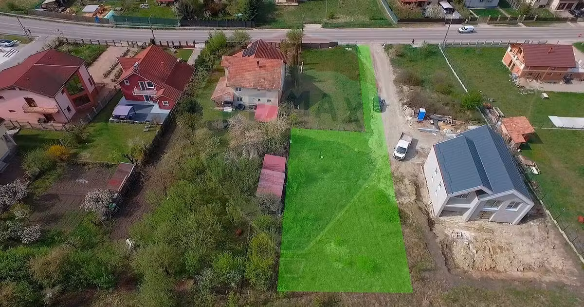 Teren Construcții intravilan de vânzare de 786 mp, în Chinteni