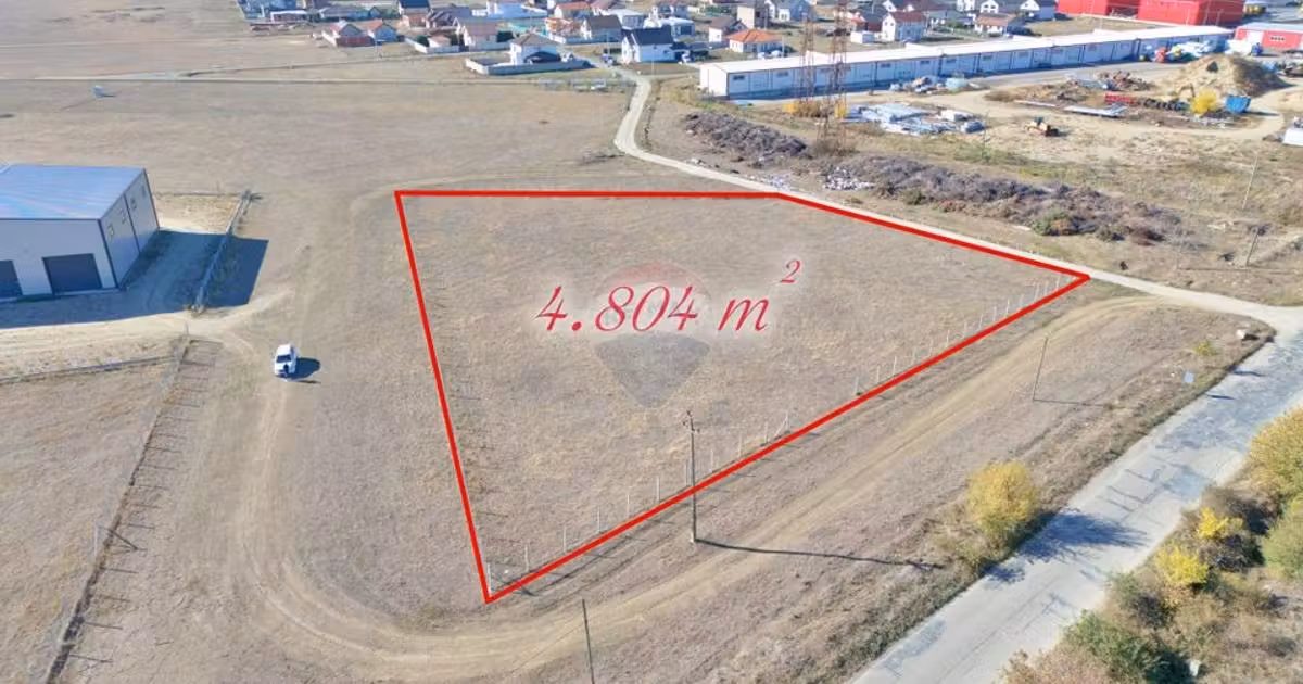 Teren Construcții intravilan de vânzare de 4804 mp, în Vladimirescu