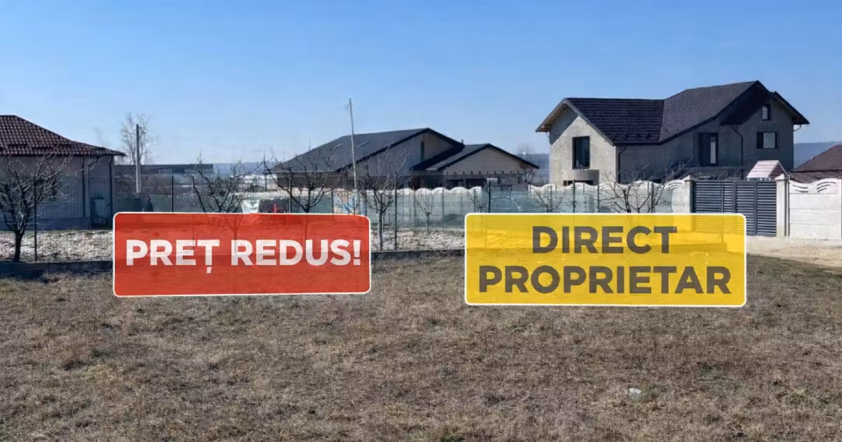 Teren Construcții intravilan de vânzare de 500 mp, în Mioveni