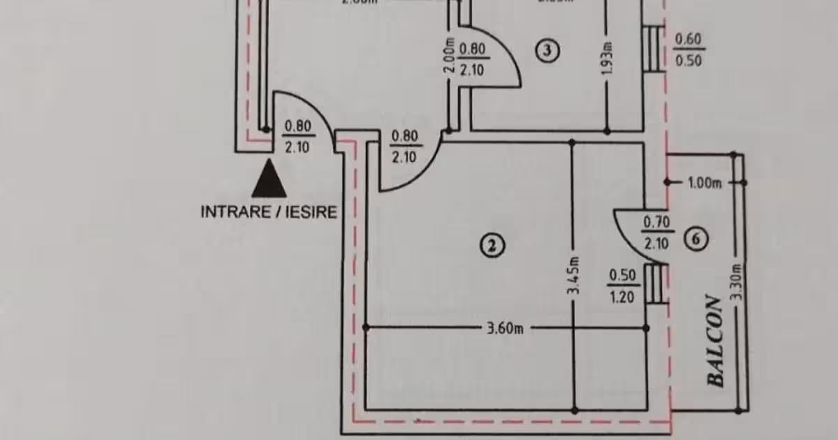 Apartament de vânzare cu 2 camere în zona Mărăței, Piatra-Neamț