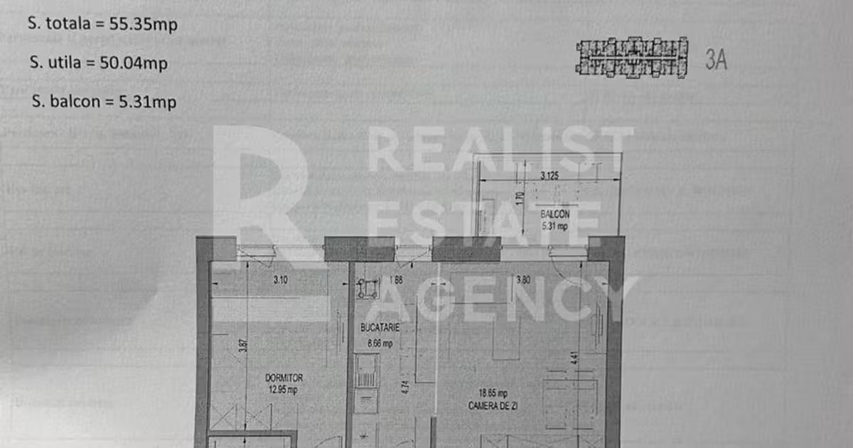Apartament de vânzare cu 2 camere în zona Aviației, Sector 1