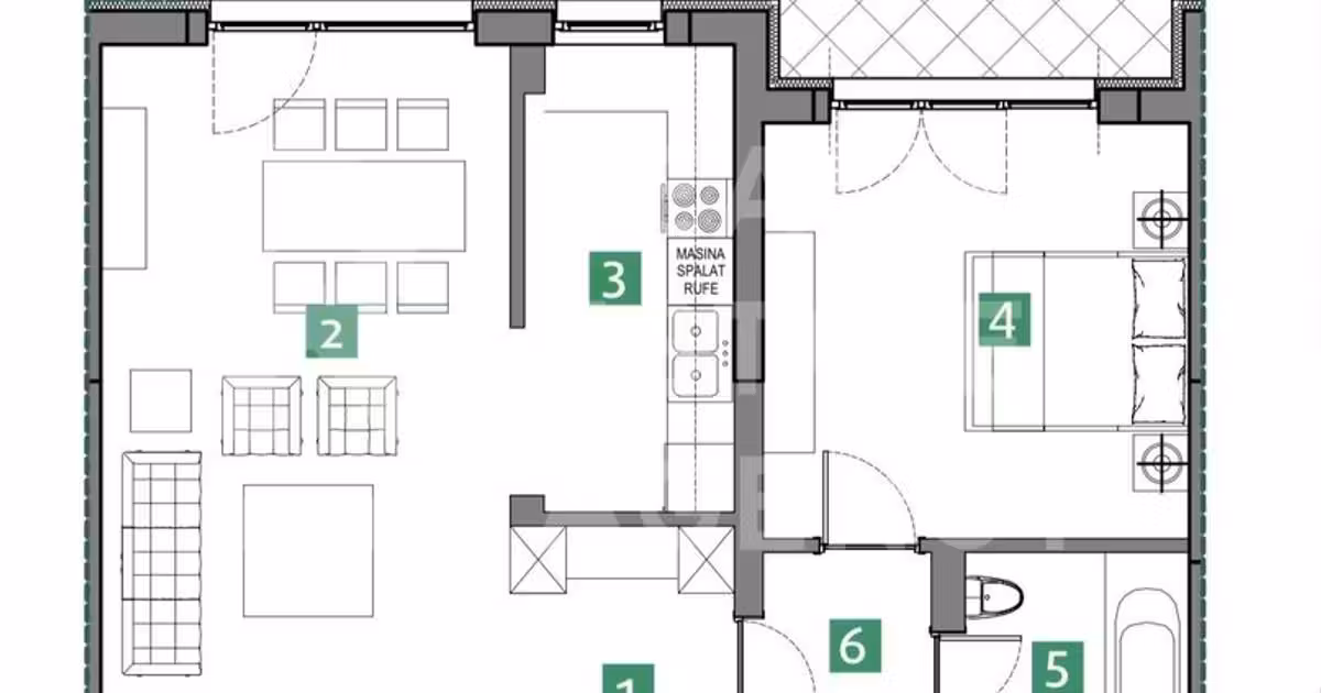 Apartament de vânzare cu 2 camere în zona Sisești, Sector 1