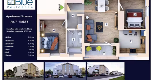 Apartament Sânpetru