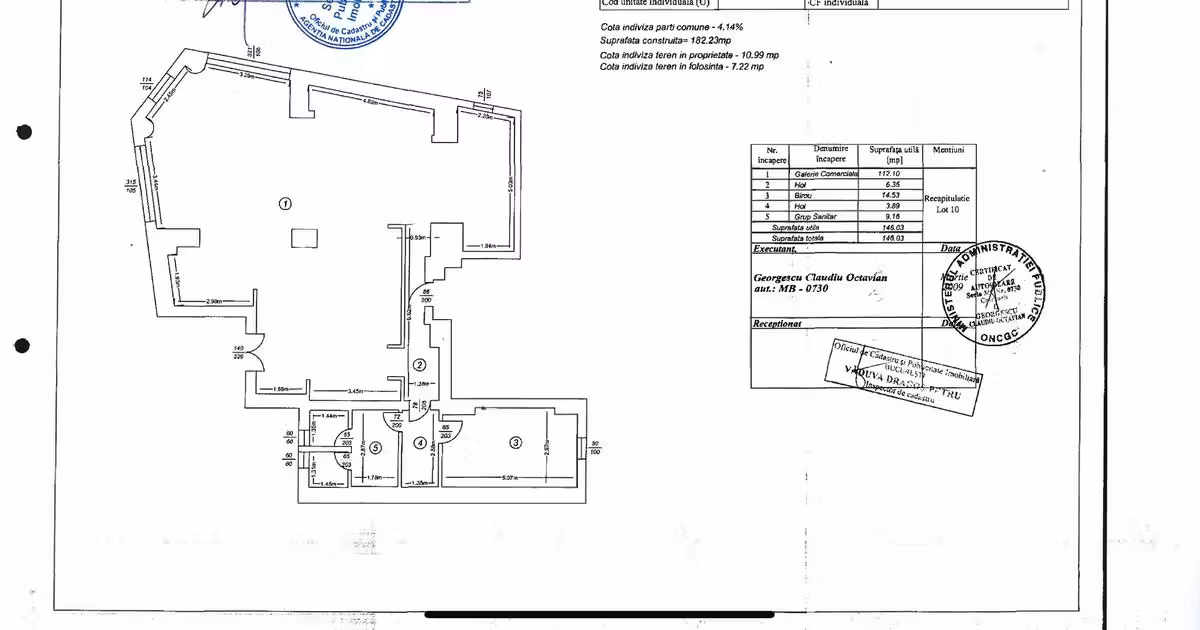 Spațiu comercial de vânzare 146 mp în zona Armeneasca, Sector 2