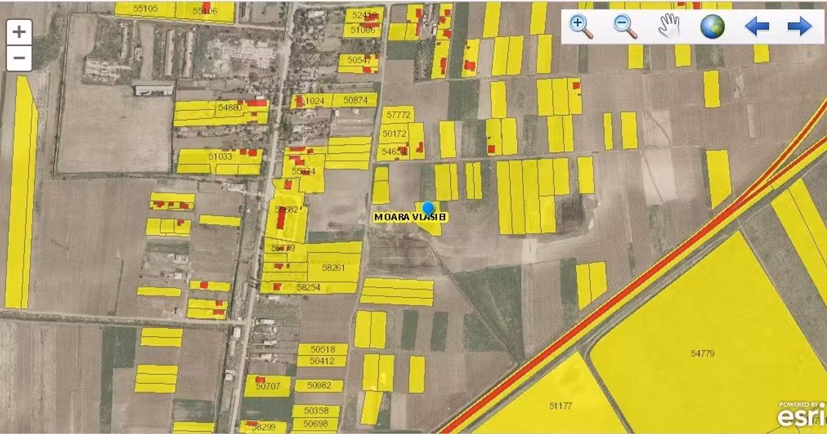 Teren agricol extravilan de vânzare de 2000 mp, în Căciulați
