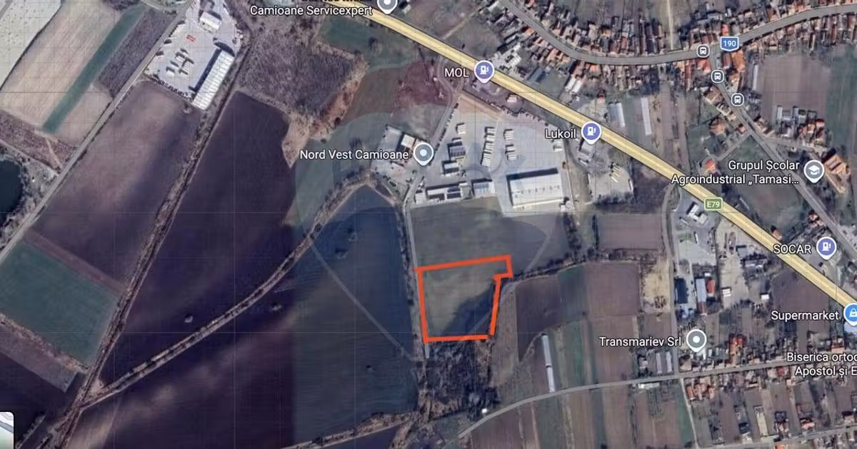 Teren Construcții intravilan de vânzare de 17615 mp, în Borș