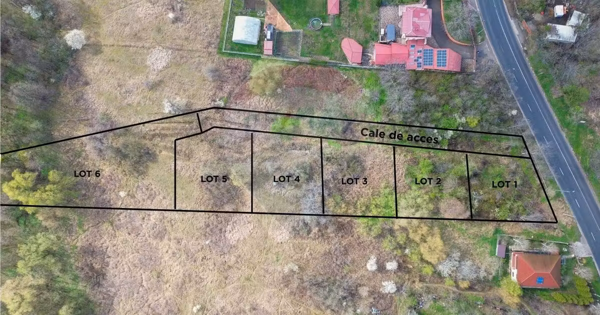 Teren agricol intravilan de vânzare de 5006 mp, în zona Bucium, Iași