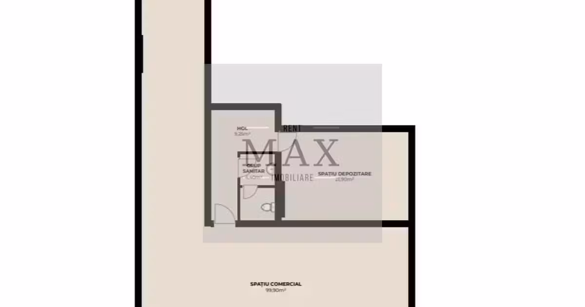 Spațiu comercial de vânzare de 153.45 mp, în zona Mărăști, Cluj-Napoca