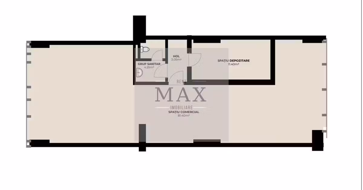Spațiu comercial de vânzare de 100.1 mp, în zona Mărăști, Cluj-Napoca
