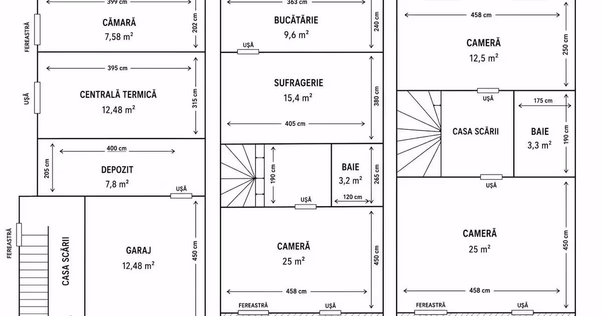Duplex de vânzare cu 4 camere, mobilat în Salonta