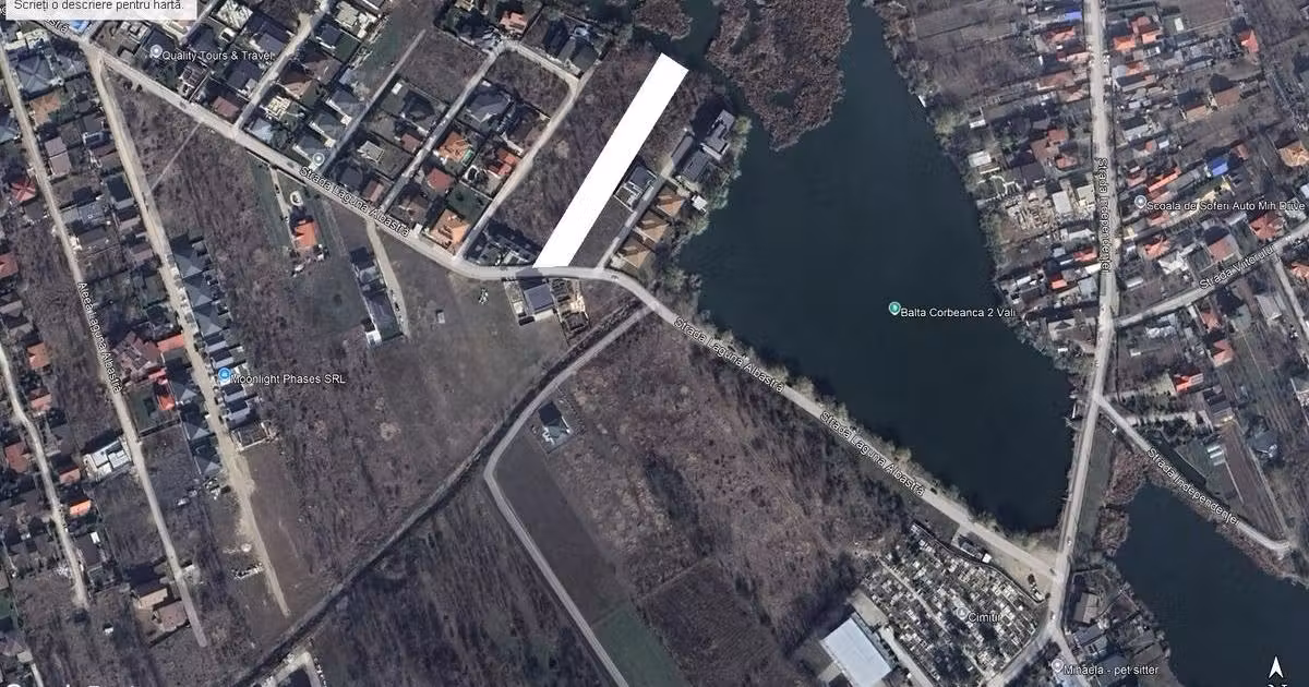 Teren Construcții intravilan de vânzare de 2501 mp, în Corbeanca