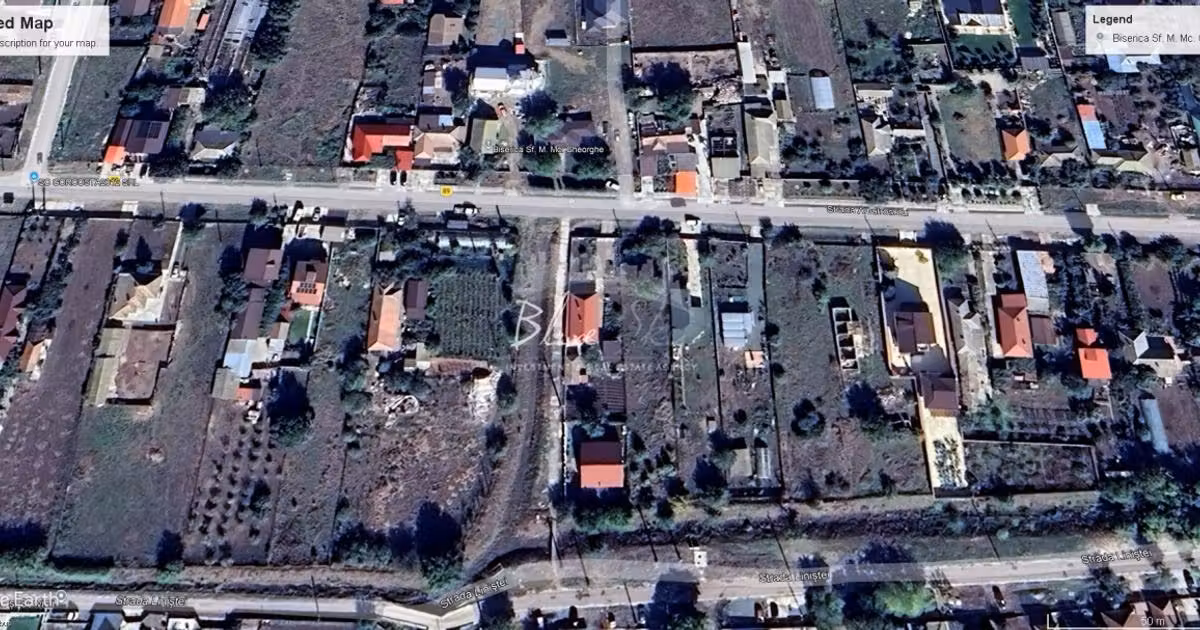 Teren Construcții intravilan de vânzare de 1173 mp, în Poiana