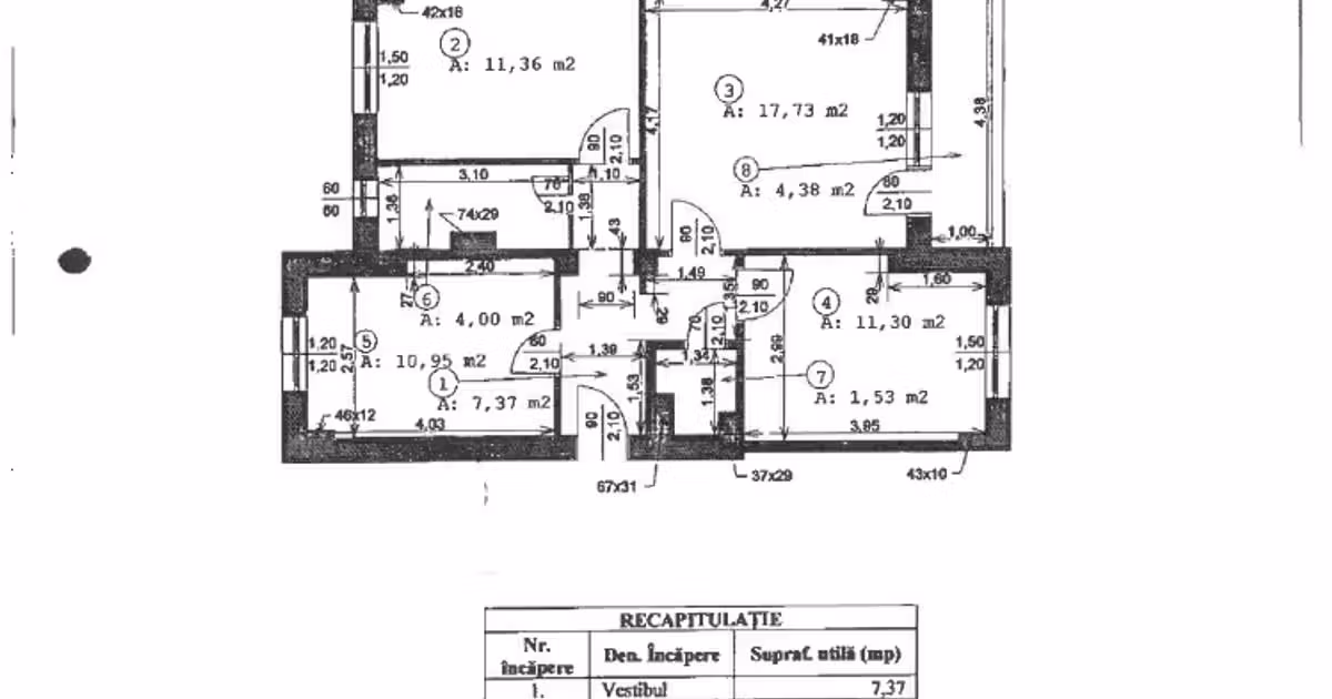 Apartament de vânzare cu 3 camere în zona Tineretului, Sector 4